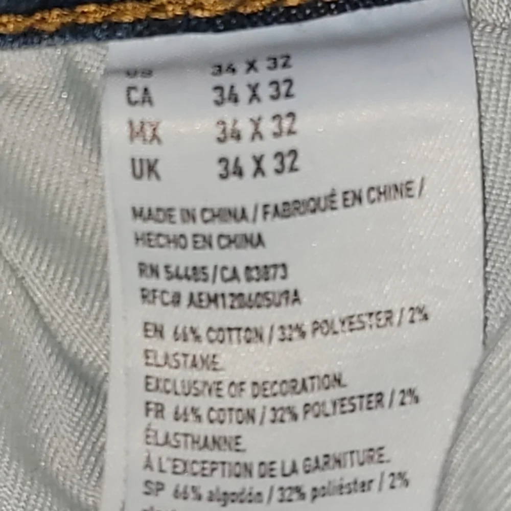 Mens Slim 360 Extreme Flex American Eagle Jeans. Size 34x32 - Picture 2 of 11